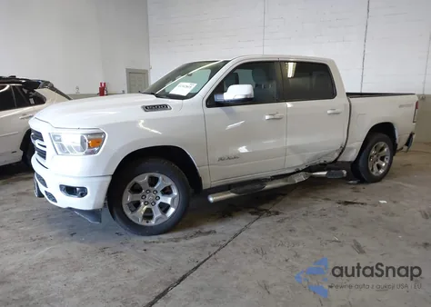 2021 Ram 1500 Big Horn 4X4 5'7 Box из США, поврежденный, VIN 1C6SRFFTXMN780608